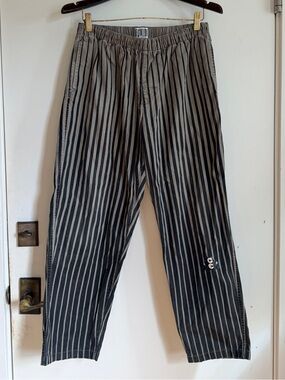 Cav Empt Black and Gray Vertical Stripe Joggers